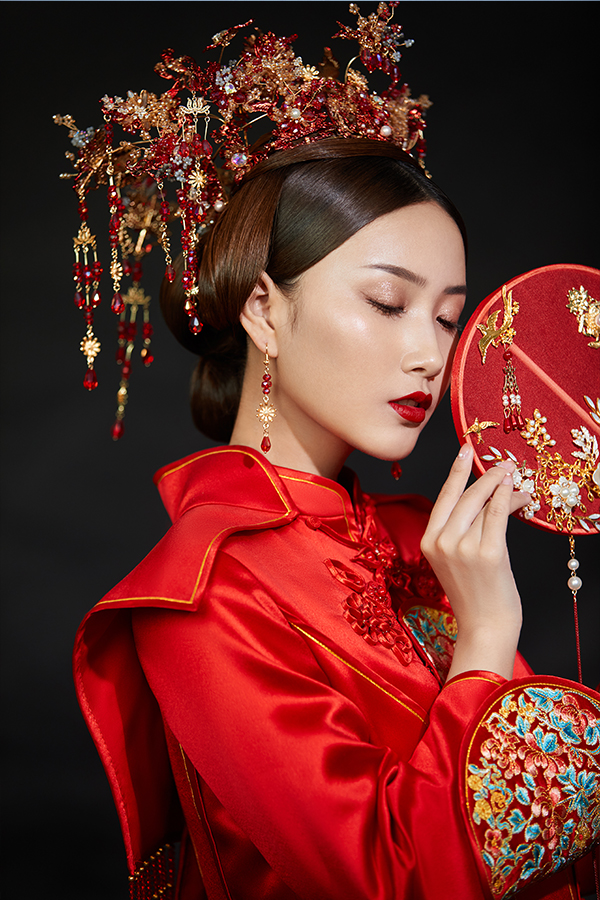 国潮回溯 中式婚礼仪式新娘造型