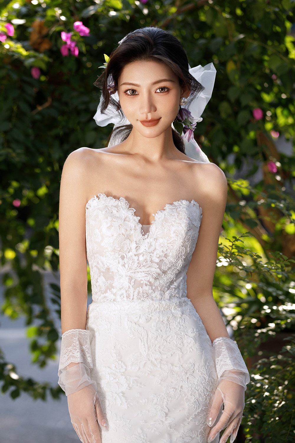 阳光与微风&明星感户外婚礼造型