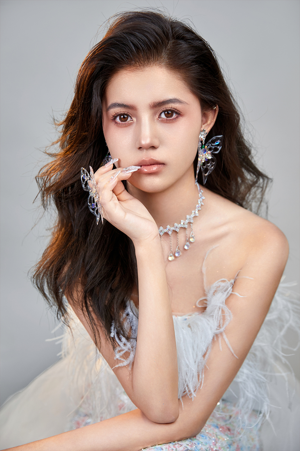 女明星红毯造型&气质纹理披发造型