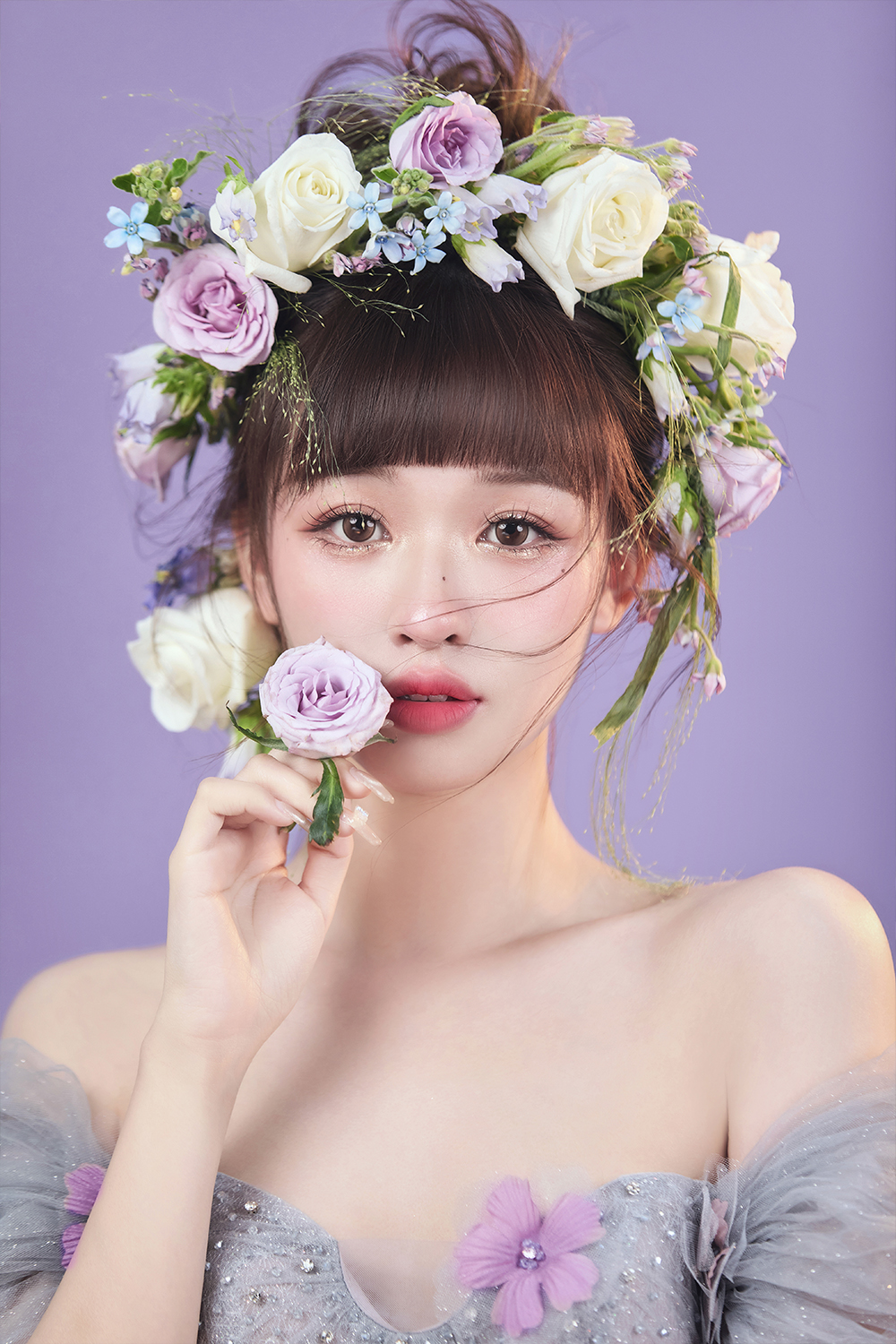 元气森林半夏时光，氛围感森系鲜花抽丝美妆