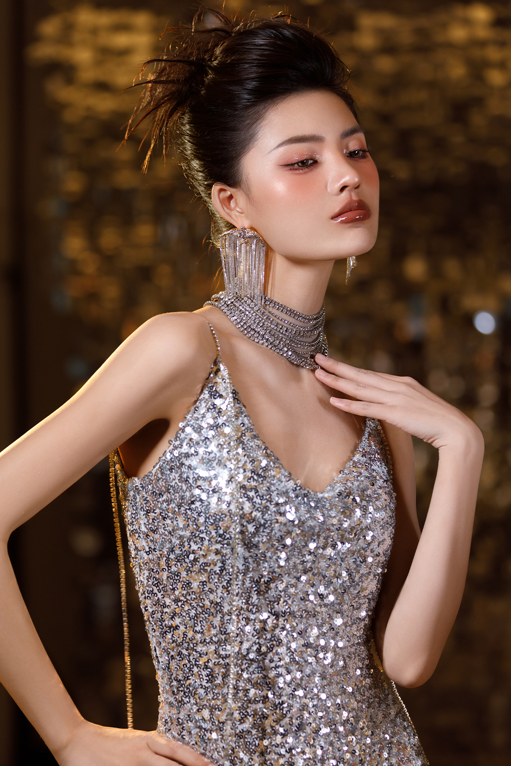 银河星级女王造型&T台秀场妆发