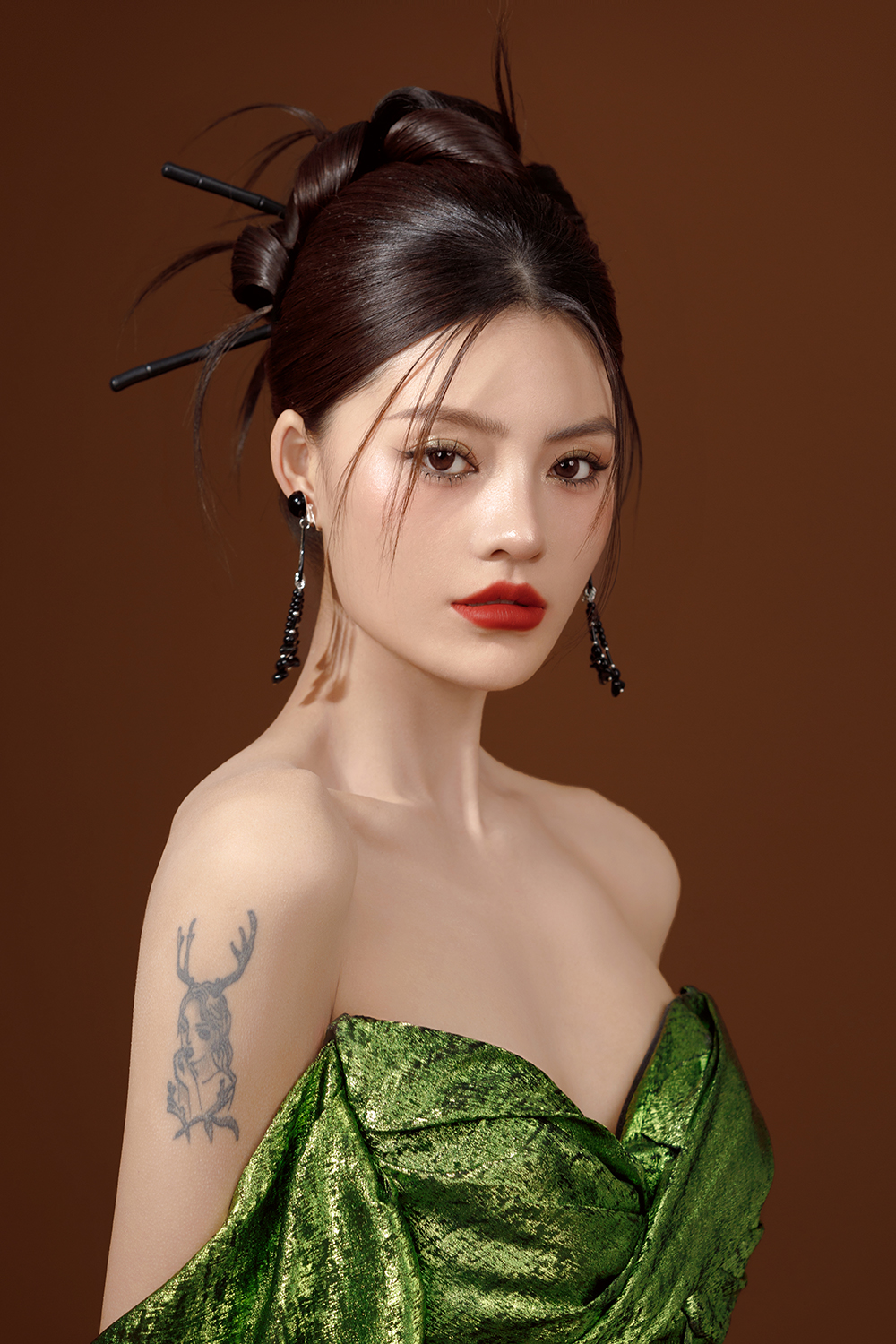 两款东方美学&创意鲜花新中式